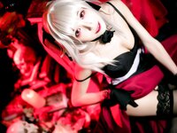 [Cosplay] Tomoyo酱 雾枝礼服 水着