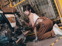 [Cosplay] 咬人小小兔 1月作品『机车修理工』 Shake it