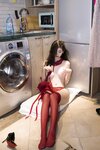 [Cosplay] 章芃芃 红色丝袜