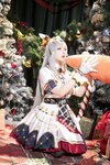 [Cosplay] 星之迟迟 - 2023年12月计划C 赛马娘-小栗帽 圣诞衣装 [48P-349MB]