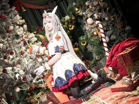 [Cosplay] 星之迟迟 - 2023年12月计划C 赛马娘-小栗帽 圣诞衣装 [48P-349MB]