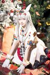 [Cosplay] 星之迟迟 - 2023年12月计划C 赛马娘-小栗帽 圣诞衣装 [48P-349MB]