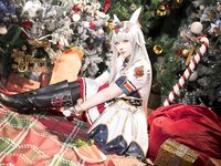 [Cosplay] 星之迟迟 - 2023年12月计划C 赛马娘-小栗帽 圣诞衣装 [48P-349MB]
