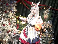 [Cosplay] 星之迟迟 - 2023年12月计划C 赛马娘-小栗帽 圣诞衣装 [48P-349MB]