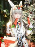 [Cosplay] 星之迟迟 - 2023年12月计划C 赛马娘-小栗帽 圣诞衣装 [48P-349MB]