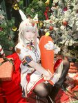 [Cosplay] 星之迟迟 - 2023年12月计划C 赛马娘-小栗帽 圣诞衣装 [48P-349MB]