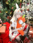 [Cosplay] 星之迟迟 - 2023年12月计划C 赛马娘-小栗帽 圣诞衣装 [48P-349MB]