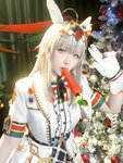 [Cosplay] 星之迟迟 - 2023年12月计划C 赛马娘-小栗帽 圣诞衣装 [48P-349MB]