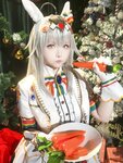 [Cosplay] 星之迟迟 - 2023年12月计划C 赛马娘-小栗帽 圣诞衣装 [48P-349MB]
