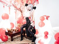 [Cosplay] rioko凉凉子 申鹤旗袍 [41P6V-1.48G]