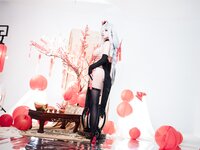 [Cosplay] rioko凉凉子 申鹤旗袍 [41P6V-1.48G]