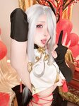 [Cosplay] rioko凉凉子 申鹤旗袍 [41P6V-1.48G]