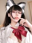 [Cosplay] Jiu Yan 九言 - Cat-eared girl's skirt 猫耳娘的裙底