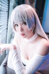 [Cosplay] Xansoon 轩萧学姐 - High Slit Sneakers 高开叉运动鞋 茑