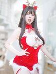 [Cosplay] 女主K 圣诞麋鹿