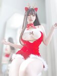 [Cosplay] 女主K 圣诞麋鹿