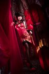 [Cosplay] Guichuyao 鬼畜瑶在不在 - Tokisaki Kurumi Cheongsam 时崎狂三 旗袍