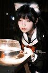 [Cosplay] Xingyeqitu 星野柒兔 - 放学后抓鱼的女孩
