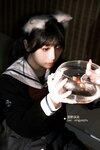 [Cosplay] Xingyeqitu 星野柒兔 - 放学后抓鱼的女孩
