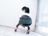 [Cosplay] Xansoon 轩萧学姐 - OL private socks temptation OL私袜诱惑