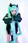 [Cosplay] 金鱼✨kinngyo (花音栗子) – 赛博朋克 边缘行者 Rebecca [67P-795MB]
