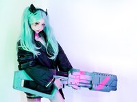 [Cosplay] 金鱼✨kinngyo (花音栗子) – 赛博朋克 边缘行者 Rebecca [67P-795MB]