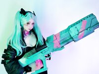 [Cosplay] 金鱼✨kinngyo (花音栗子) – 赛博朋克 边缘行者 Rebecca [67P-795MB]