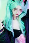 [Cosplay] 金鱼✨kinngyo (花音栗子) – 赛博朋克 边缘行者 Rebecca [67P-795MB]