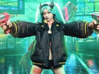 [Cosplay] 金鱼✨kinngyo (花音栗子) – 赛博朋克 边缘行者 Rebecca [67P-795MB]