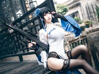[Cosplay] Chanlyco 鬼畜瑶 - Kichiku Yao Type 95 (Tama Lingban ver) 鬼畜瑶ドールズフロントライン・95式 (玉玲珑ver)