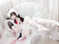黏黏团子兔 (咬人小小兔) NO.028 咬一口兔娘 黑白女仆 [58P-438MB]