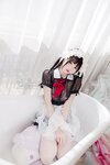 黏黏团子兔 (咬人小小兔) NO.028 咬一口兔娘 黑白女仆 [58P-438MB]