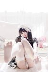 黏黏团子兔 (咬人小小兔) NO.028 咬一口兔娘 黑白女仆 [58P-438MB]