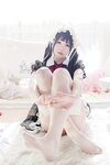 黏黏团子兔 (咬人小小兔) NO.028 咬一口兔娘 黑白女仆 [58P-438MB]