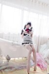 黏黏团子兔 (咬人小小兔) NO.028 咬一口兔娘 黑白女仆 [58P-438MB]