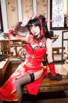 [Cosplay] 花铃 时崎狂三旗袍
