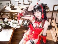 [Cosplay] 花铃 时崎狂三旗袍