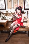 [Cosplay] 花铃 时崎狂三旗袍