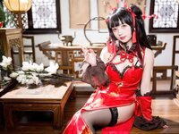 [Cosplay] 花铃 时崎狂三旗袍