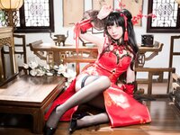 [Cosplay] 花铃 时崎狂三旗袍
