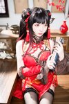 [Cosplay] 花铃 时崎狂三旗袍