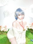 [Cosplay] 星之迟迟 2024年01月计划赠品 蕾姆 绵羊ver [38P-219MB]