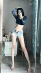 [Cosplay] 刘雅萌 牛仔短裤辣妹
