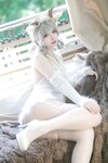 [Cosplay] 疯猫ss 圣诞特典 白色毛衣