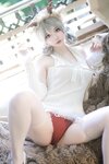 [Cosplay] 疯猫ss 圣诞特典 白色毛衣