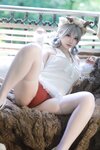 [Cosplay] 疯猫ss 圣诞特典 白色毛衣