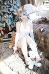 [Cosplay] 疯猫ss 圣诞特典 白色毛衣