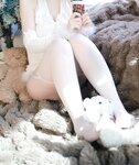 [Cosplay] 疯猫ss 圣诞特典 白色毛衣