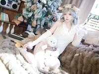 [Cosplay] 疯猫ss 圣诞特典 白色毛衣