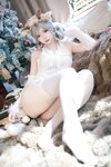 [Cosplay] 疯猫ss 圣诞特典 白色毛衣
